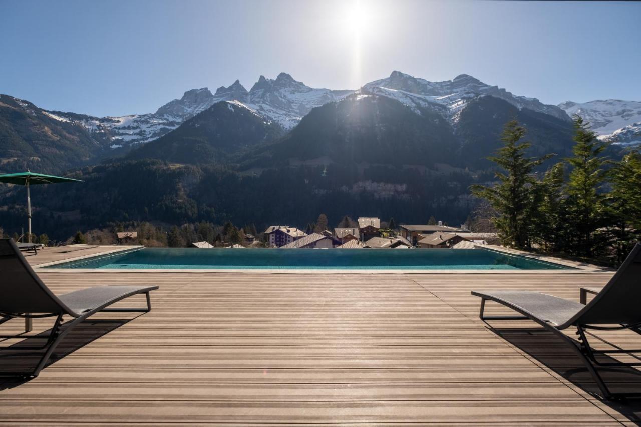 Hotel National Resort & Spa Champery Bagian luar foto